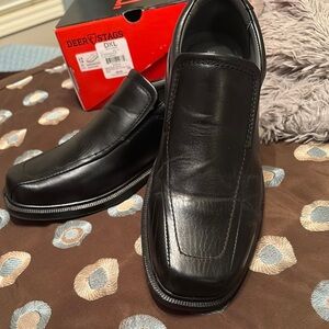 Deer Stags Men's Black Slip-On Shoes